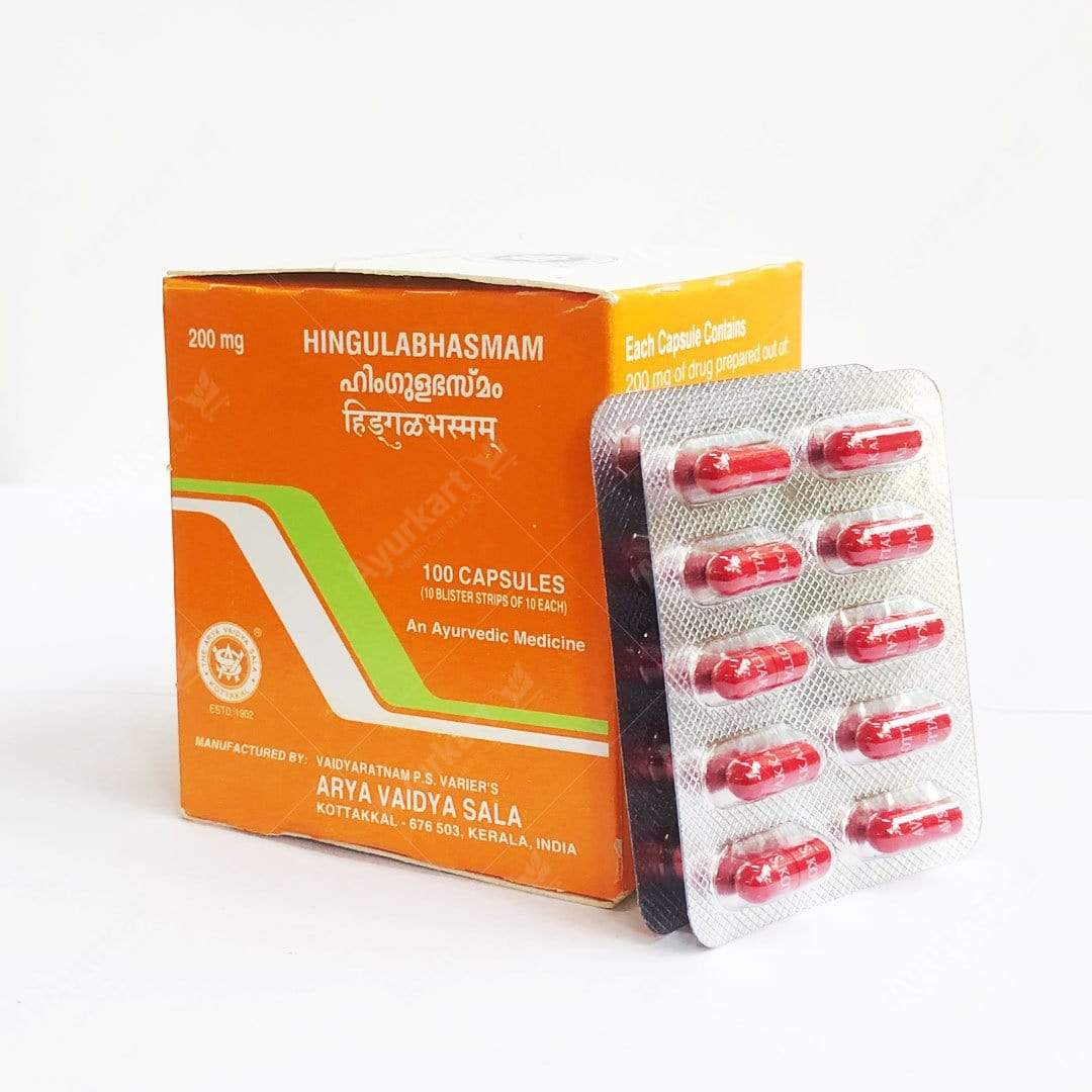HINGULABHASMAM CAPSULE 100NOS